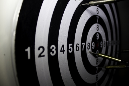 Darts boardの写真素材