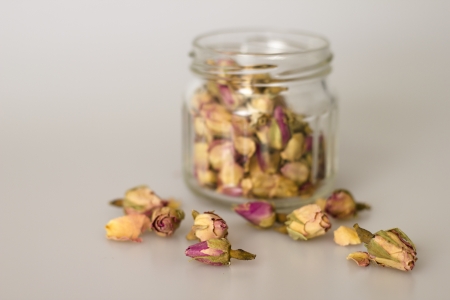 Dried rosebudsの写真素材