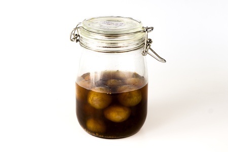 Homemade pickled onionsの写真素材