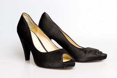 High heels isolated on whiteの写真素材