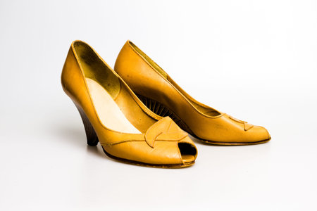 High heels isolated on whiteの写真素材