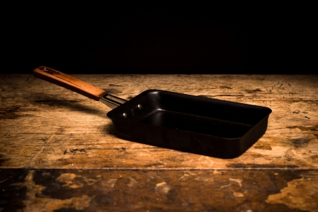 Traditional square tamago frying panの写真素材