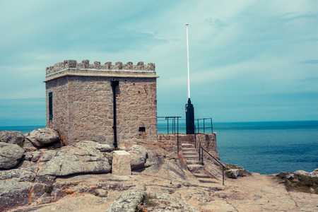 An old outpost on the coastの写真素材