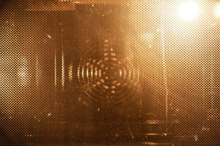 tempered glass from the oven door. oven through the closed door