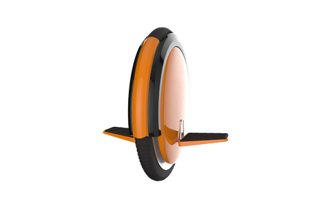 Self balancing electric scooter, hoverboard, gyroscope or gyroboard. 3d illustrationの写真素材