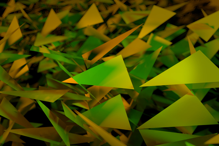 Abstract background of triangles. 3d illustrationの写真素材