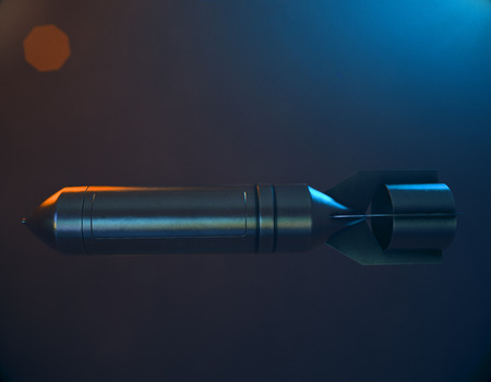 Aerial Bomb. 3d illustrationの写真素材