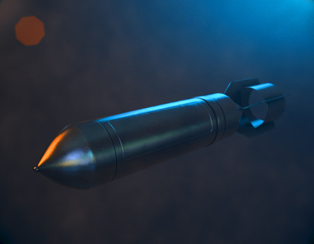 Aerial Bomb. 3d illustrationの写真素材