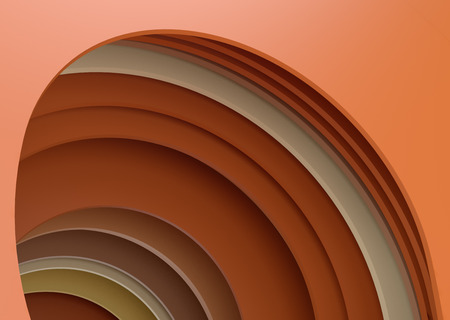 Abstract colorful waves. 3D illustrationの写真素材