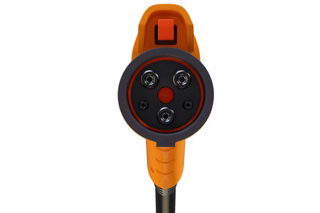 Car power charger isolated on white background. 3d illustrationの写真素材