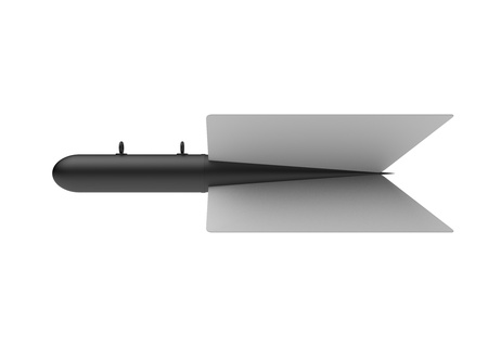 Aerial Bomb on white backgroundの写真素材