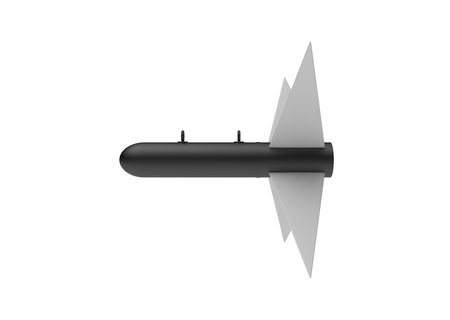 Aerial Bomb on white backgroundの写真素材