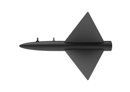 Aerial Bomb on white backgroundの写真素材