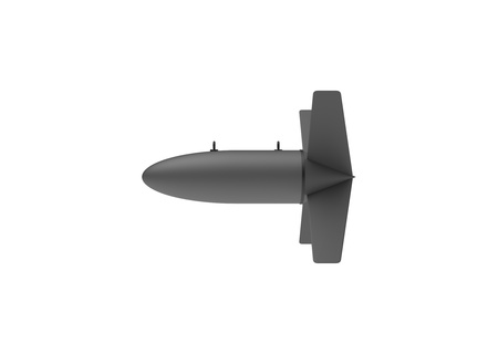 Aerial Bomb on white backgroundの写真素材