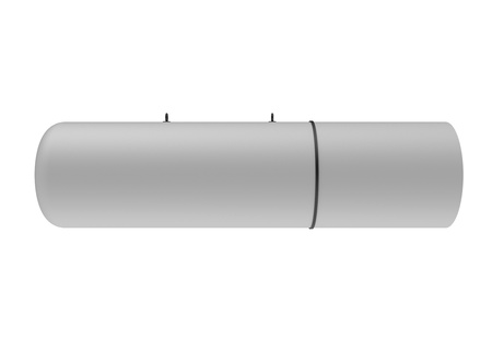 Aerial Bomb on white backgroundの写真素材