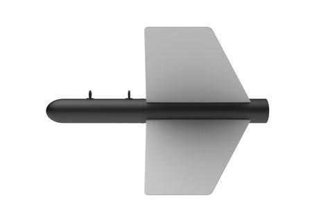 Aerial Bomb on white backgroundの写真素材