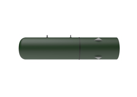 Aerial Bomb on white backgroundの写真素材