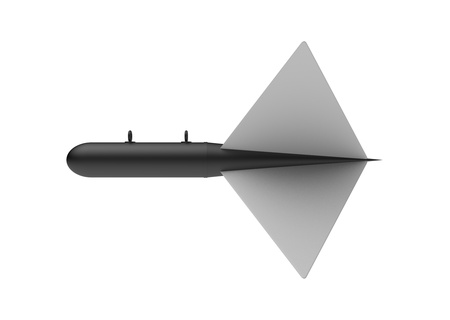 Aerial Bomb on white backgroundの写真素材