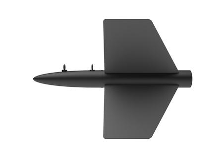 Aerial Bomb on white backgroundの写真素材