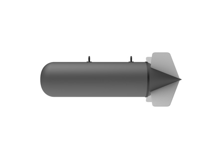 Aerial Bomb on white backgroundの写真素材