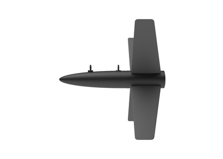 Aerial Bomb on white backgroundの写真素材