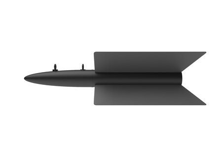 Aerial Bomb on white backgroundの写真素材