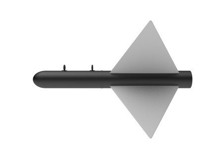 Aerial Bomb on white backgroundの写真素材