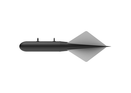 Aerial Bomb on white backgroundの写真素材