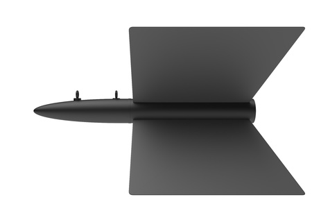 Aerial Bomb on white backgroundの写真素材