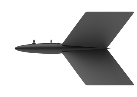 Aerial Bomb on white backgroundの写真素材