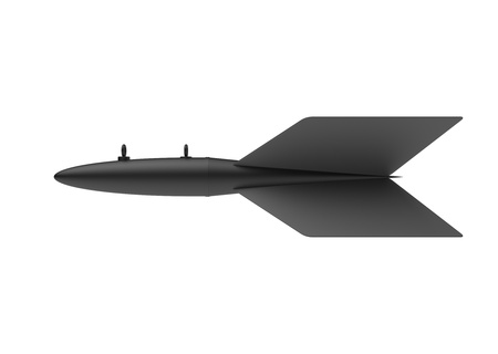 Aerial Bomb on white backgroundの写真素材