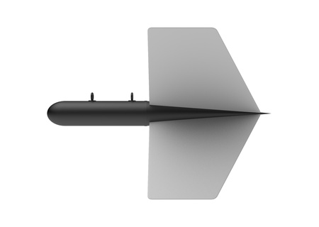 Aerial Bomb on white backgroundの写真素材