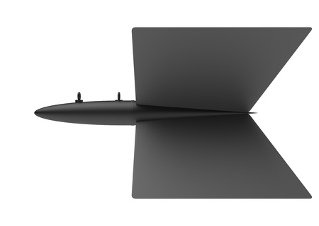 Aerial Bomb on white backgroundの写真素材