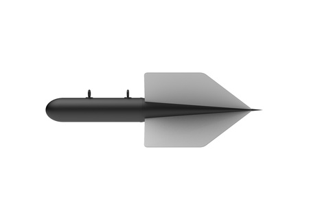 Aerial Bomb on white backgroundの写真素材