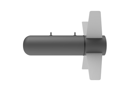 Aerial Bomb on white backgroundの写真素材