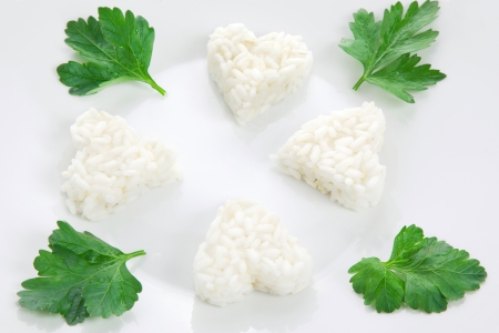 rice healthy italian cuisineの写真素材