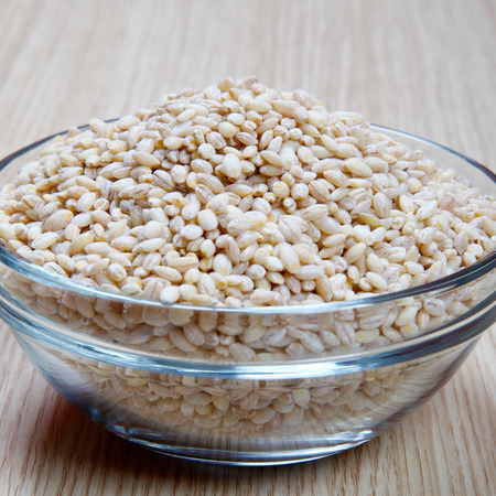 barley in a bowlの写真素材