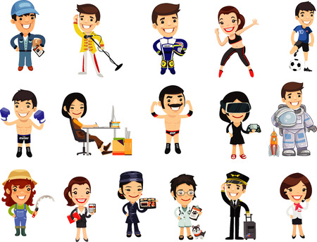 Occupations Set1のイラスト素材