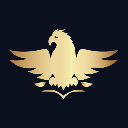Phoenix bird logo design. Eagle logo template.のイラスト素材
