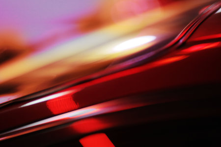 Dynamic abstract blurred background, shallow DOF.