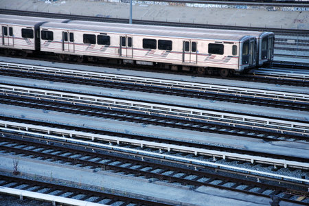 Train station, view from above