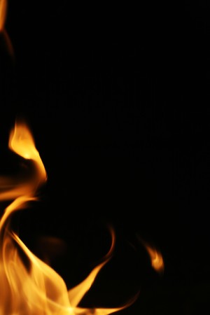Fire flames border, background texture.の写真素材