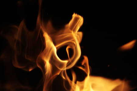Fire flames background