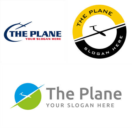Sport high-Tech plane logo designのイラスト素材