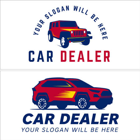 Car Dealer Modern Logo Designのイラスト素材