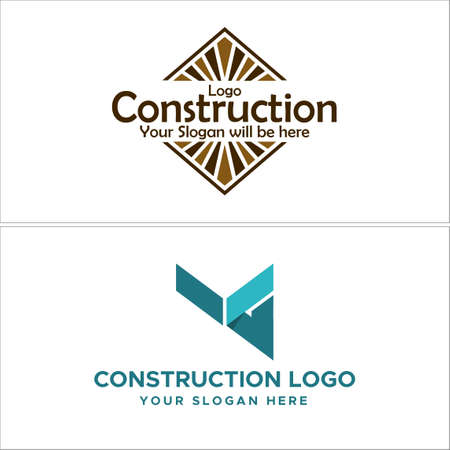 Construction import flooring logo designのイラスト素材