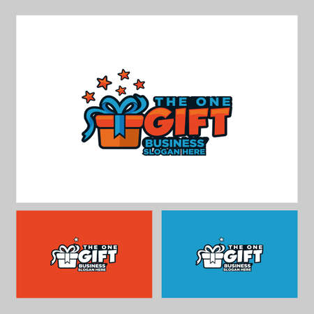 Set of box gift symbol icon  designのイラスト素材