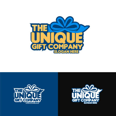 Set of gift box unique modern  designのイラスト素材