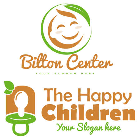 Set of healthy childcare  designのイラスト素材