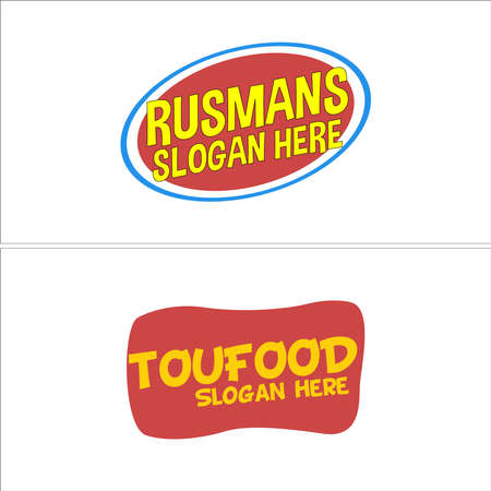 Modern business branding wordmark circle text logo designのイラスト素材